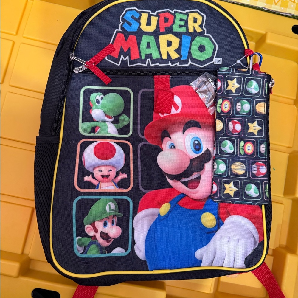 Nintendo Kids Backpack - Black and Red